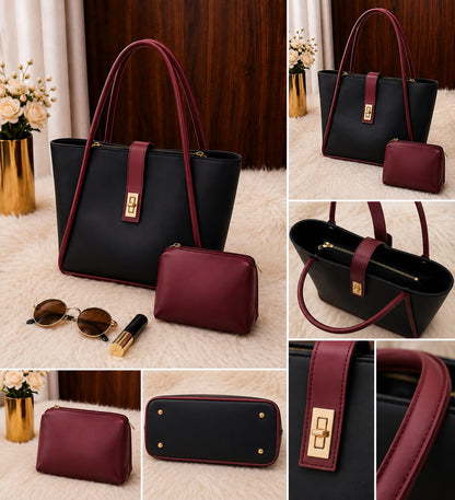 Premium Ladies Handbag with Matching Pouch