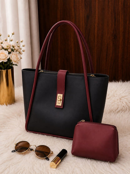 Premium Ladies Handbag with Matching Pouch