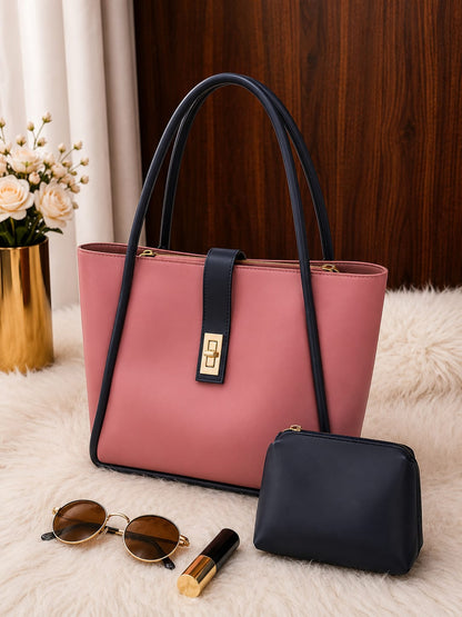 Premium Ladies Handbag with Matching Pouch
