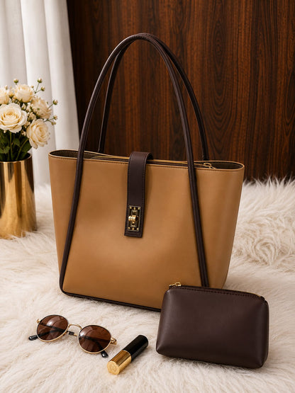 Premium Ladies Handbag with Matching Pouch